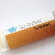 Butterbeer lip butter, all natural lip balm, vegan gluten free butterscotch